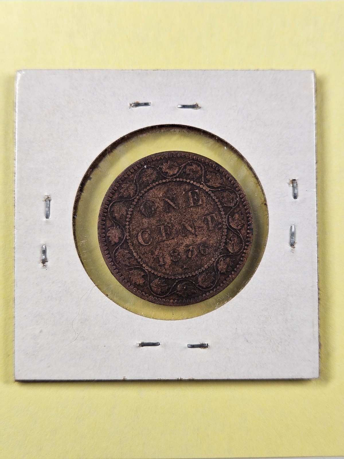 COIN - CANADA - 1 CENT 1876H