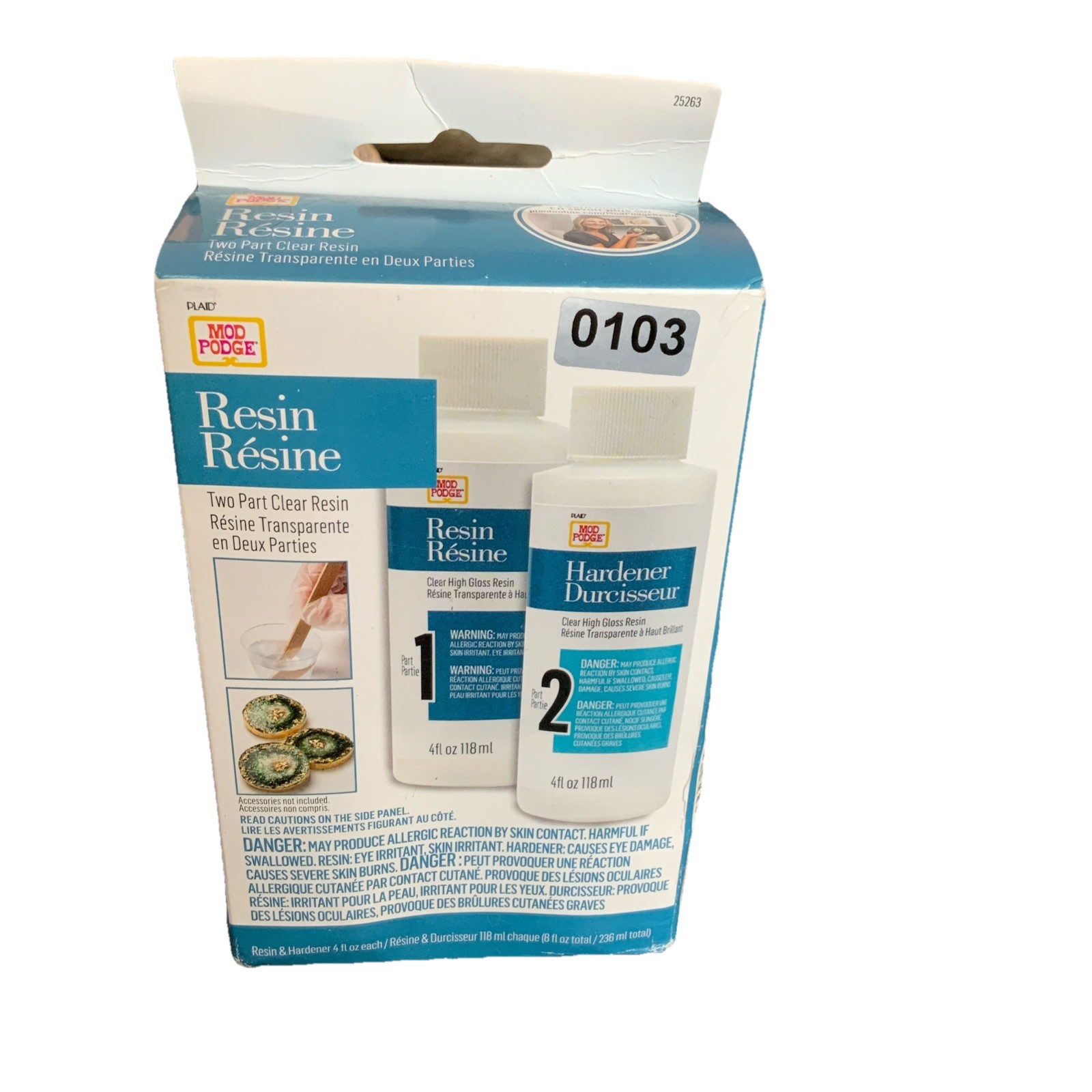 Clear High Gloss Mod Podge Resin & Hardener NEW