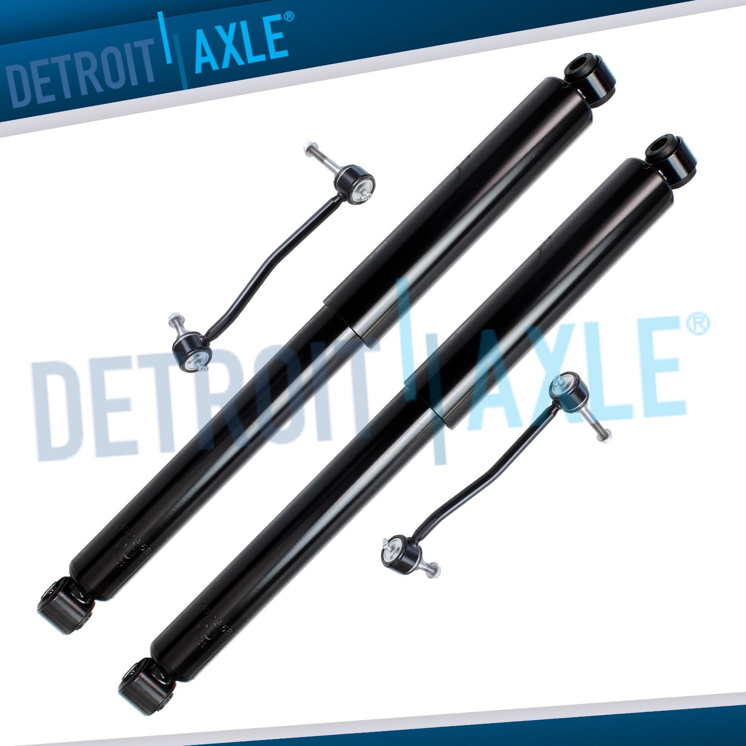 4WD Front Shocks Sway Bars for 2000-2004 Ford F-450 F-350 F-250 F-550 Super Duty