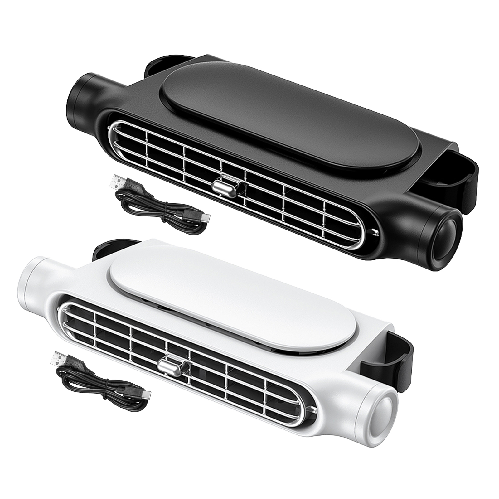 Mini USB Car SUV Seat Back Cooling Fan Portable 3 Speed Headrest Silent Cooler