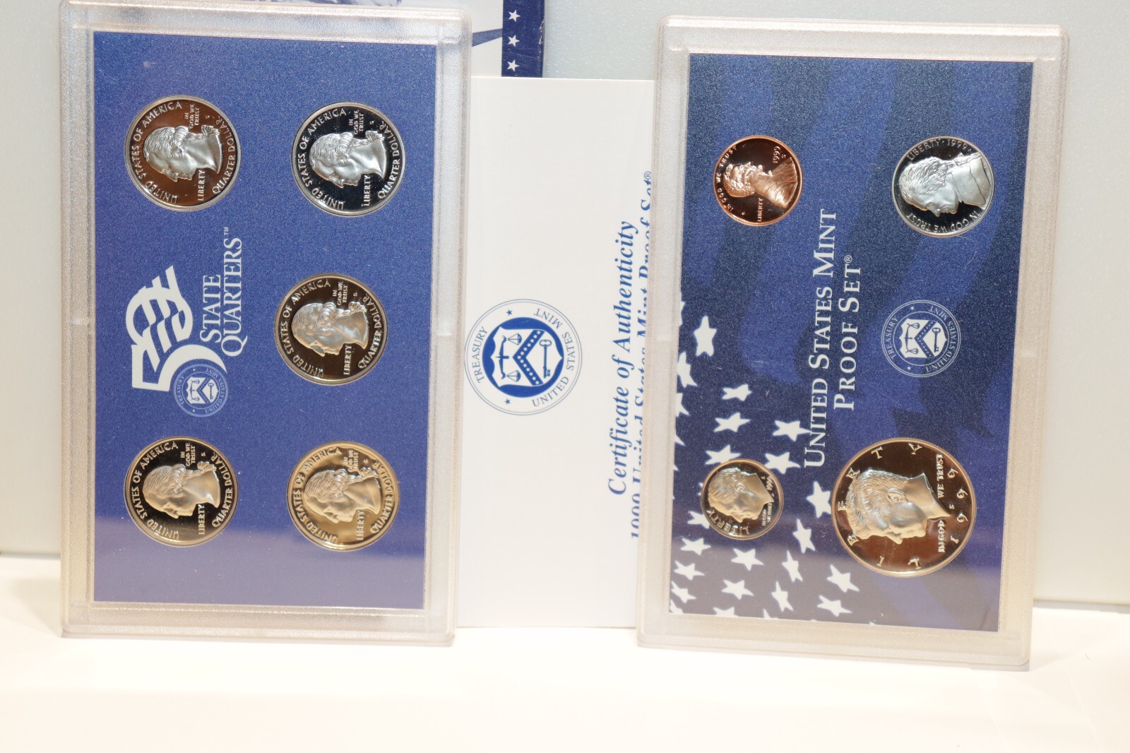 1999 Clad Proof Set U.S. Mint Original Government Packaging