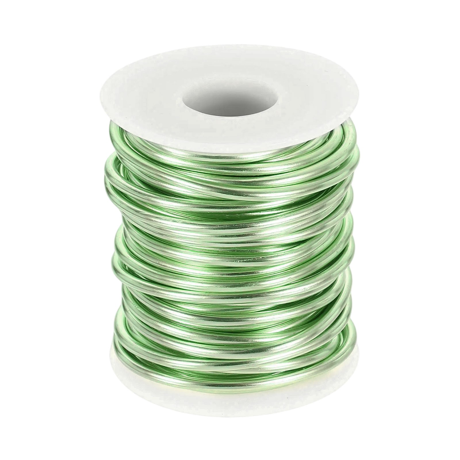 9 Gauge Aluminum Craft Wire 3.0mm 33ft Bendable Metal Wire, Grass Green