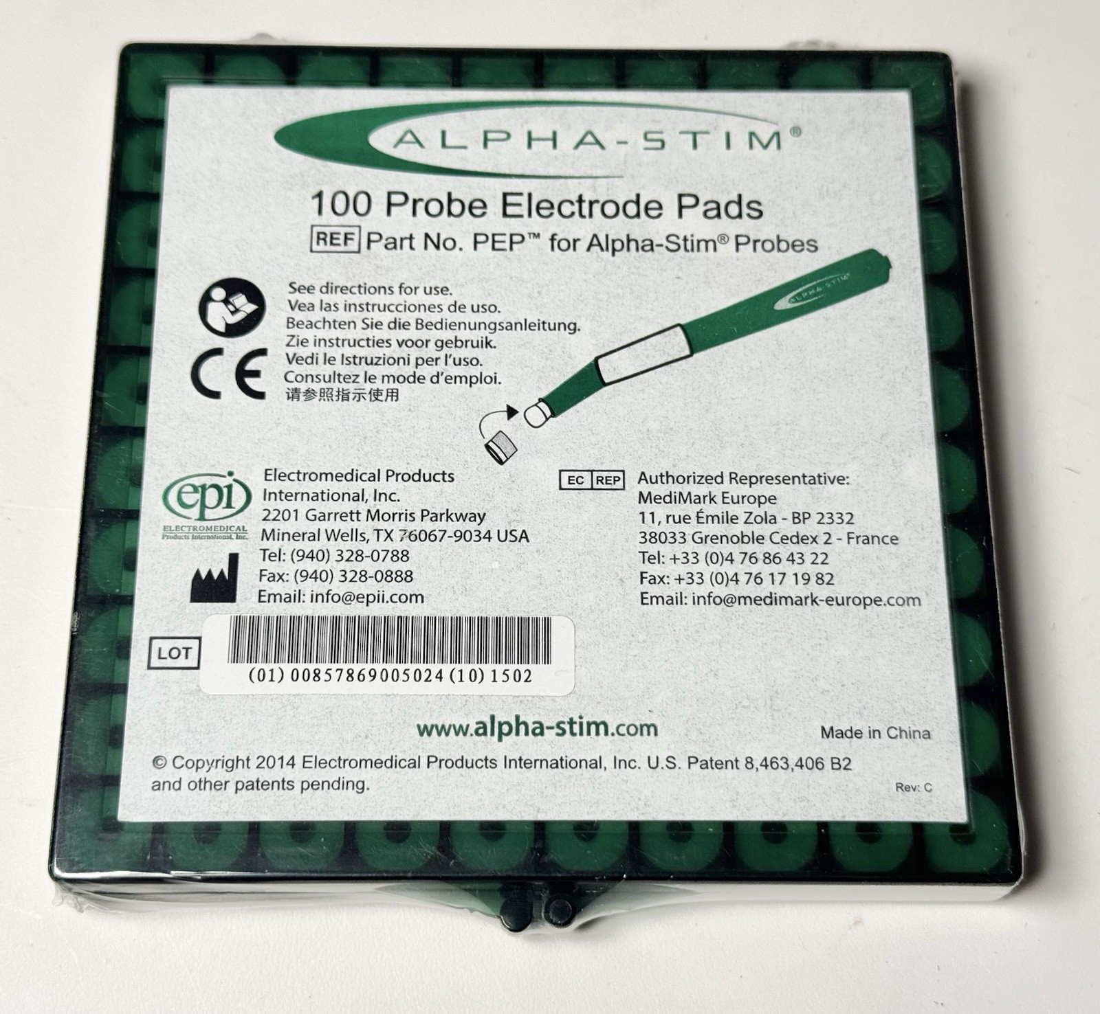Alpha Stim 100 Electrode Pads Brand New Sealed PEP