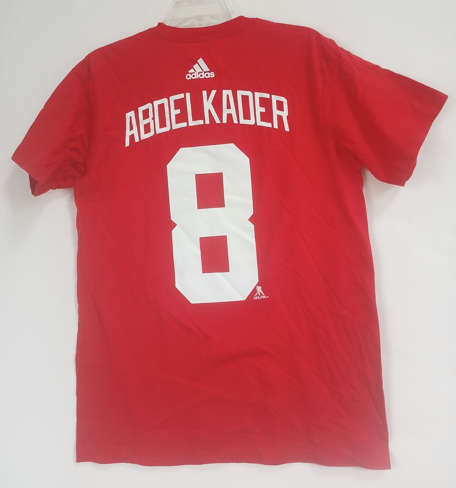 ADIDAS DETROIT RED WINGS JUSTIN ABDELKADER MEN'S THE GO-TO TEE 2XL