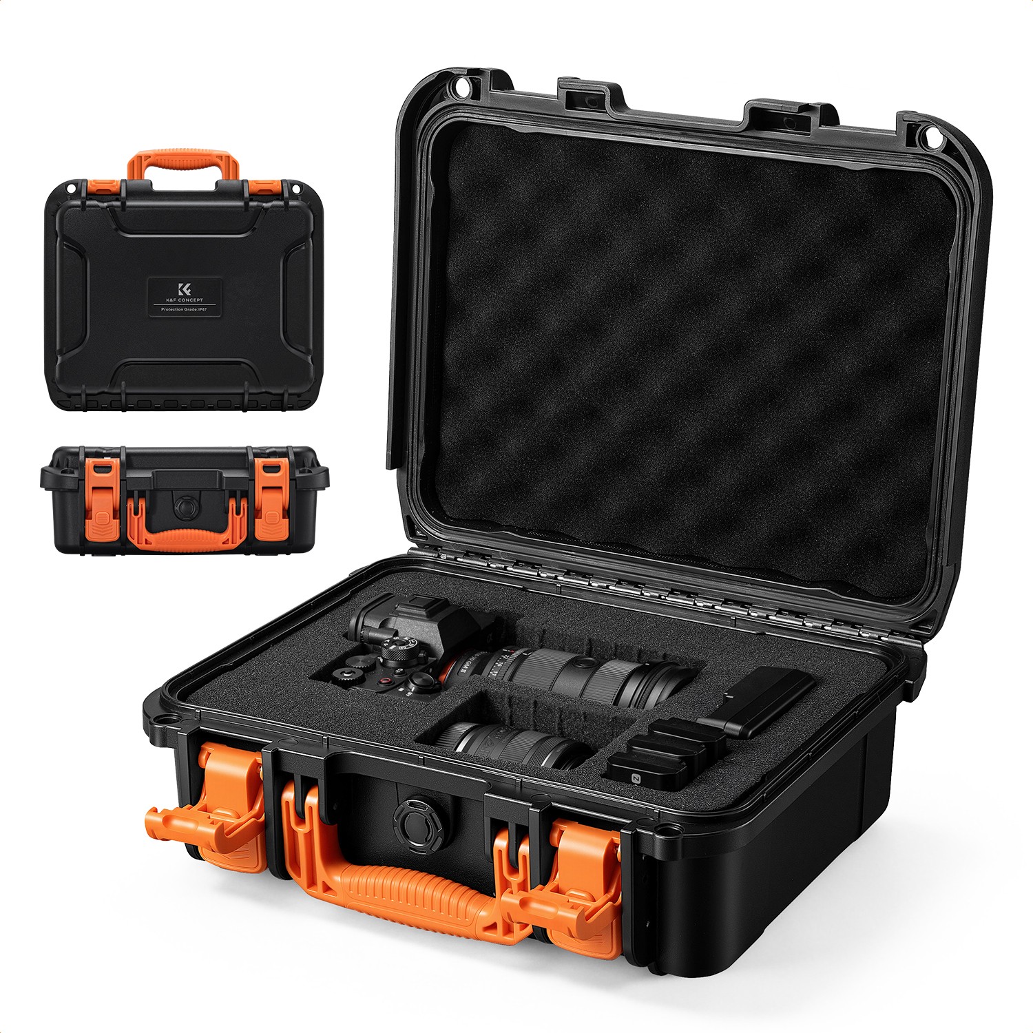 K&F CONCEPT Waterproof Hard Case Portable Protective Camera Case for Drones