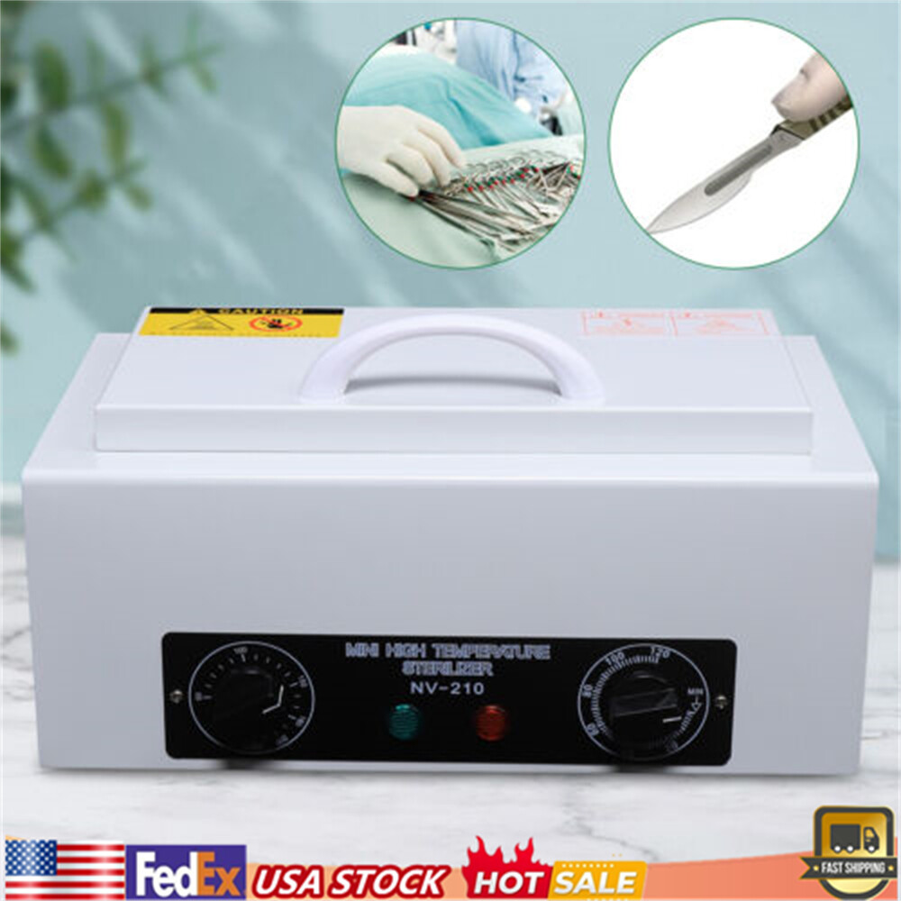Dental Medical Dry Heat Sterilizer Autoclave Vet Tattoo Sterilizer Equipment US