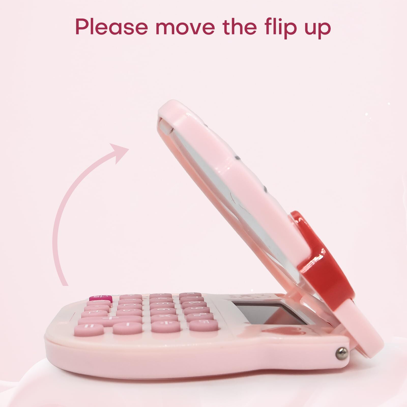 Cute Calculator Makeup Mirror Calculator Basic Calculators Desktop 8 Digit wi...