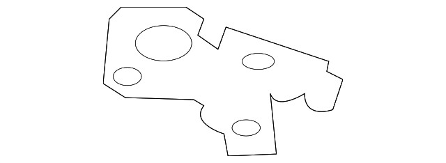 Genuine Subaru Filler Assembly Bracket 45124CA020