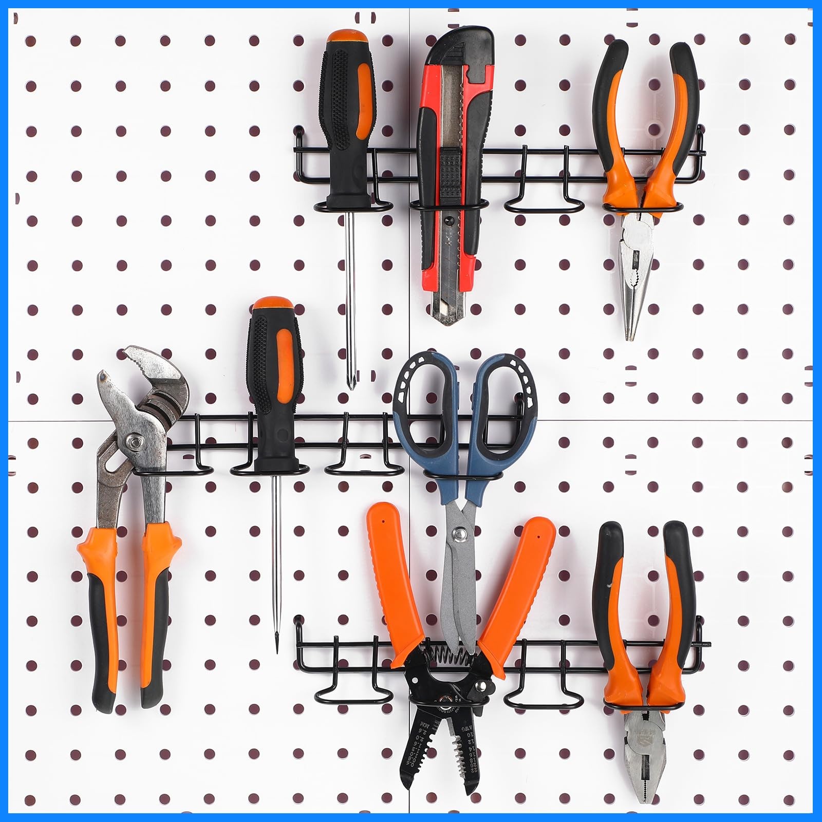 4 Pack Pegboard Screwdriver Holders Pegboard Utility Tool Pliers Hooks