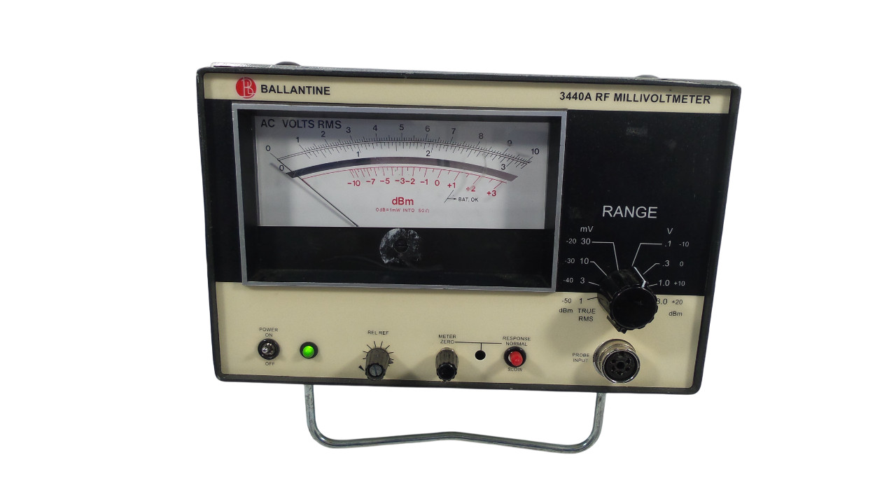 BALLANTINE 3440A RF MILLIVOLTMETER - Free Shipping