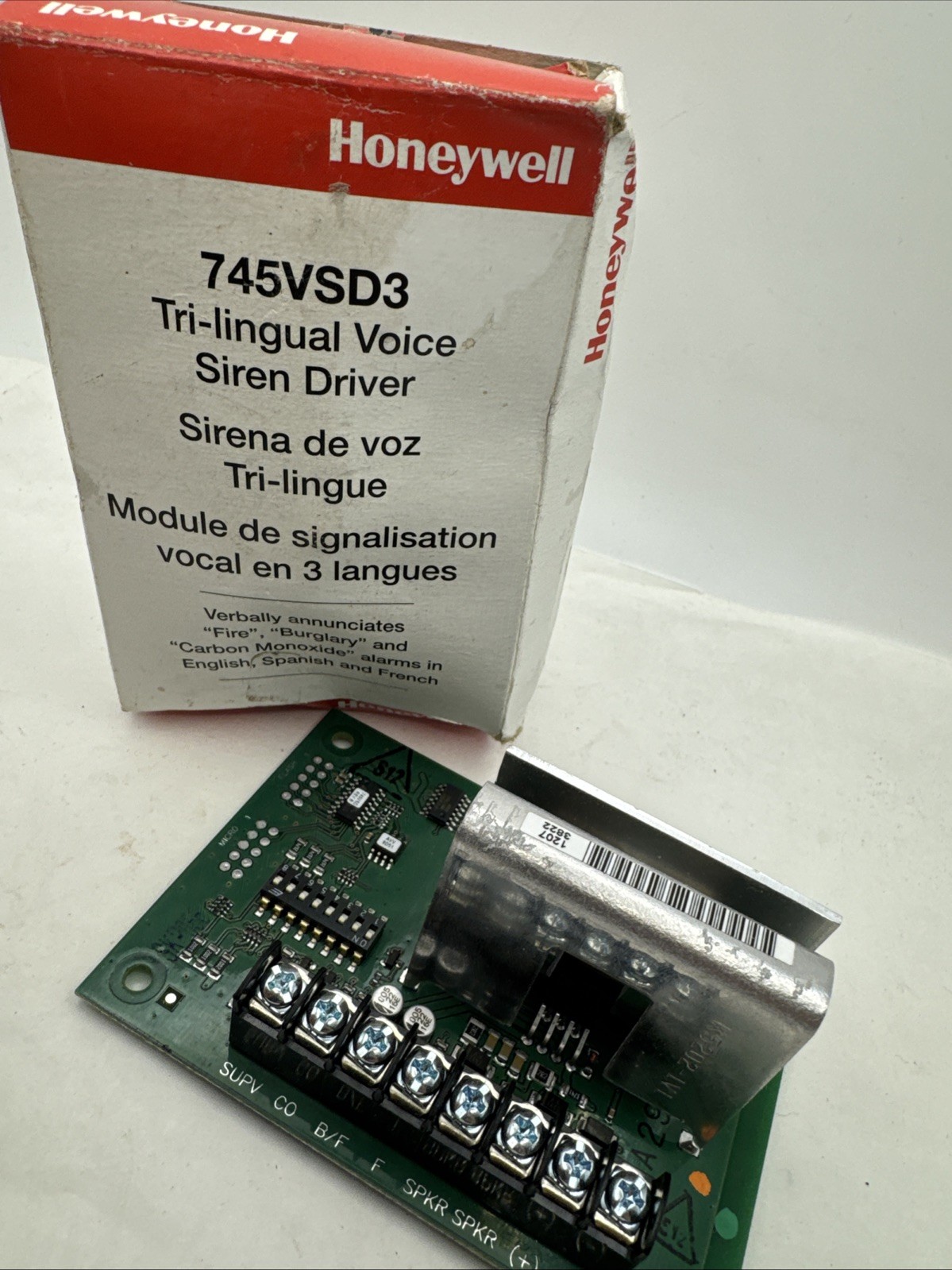 Honeywell Ademco 745VSD3 Trilingual VOICE SIREN DRIVER