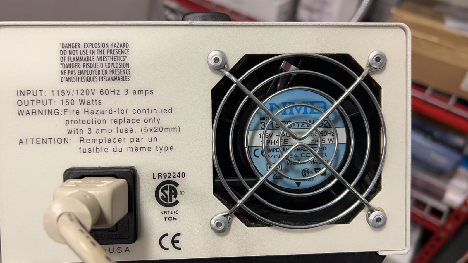 FOSTEC A20500 ACE Fiber Optic Light Source Illuminator with Double Gooseneck
