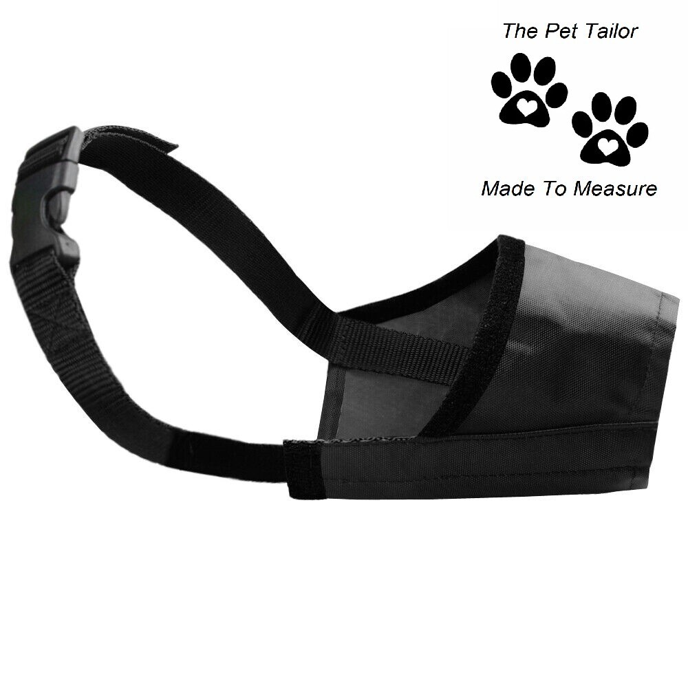 Pomeranian Dog Muzzle Black Nylon Training Aid Anti Bite Barking Training Guard
