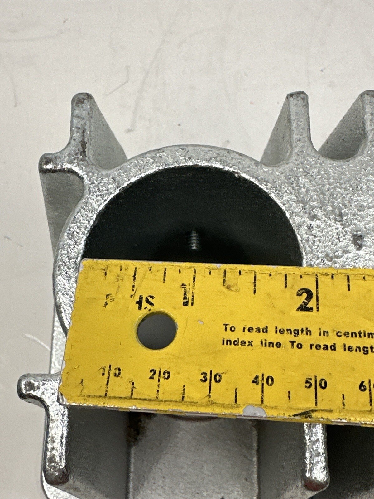 Mounting Bracket Pedestrian Barrier Double Socket Floor Base Mount