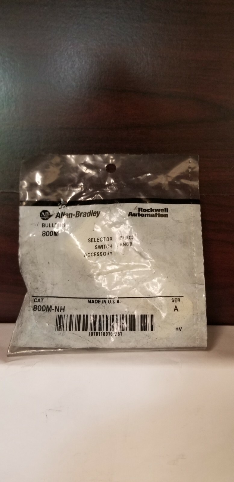 AB 800M-NH SELECTOR BLACK KNOB
