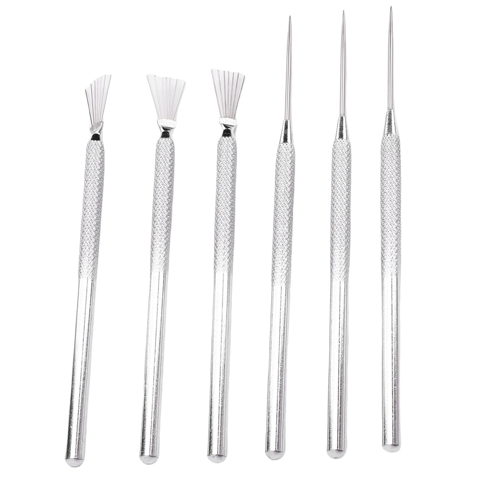 Complete Clay Needle Tools Set For Pottery - Ergonomic Handles Included
