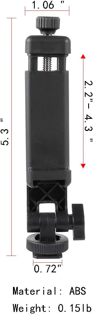 Multifunctional Universal Cell Phone Tripod Mount Adapter 360 Rotation Camera Ho