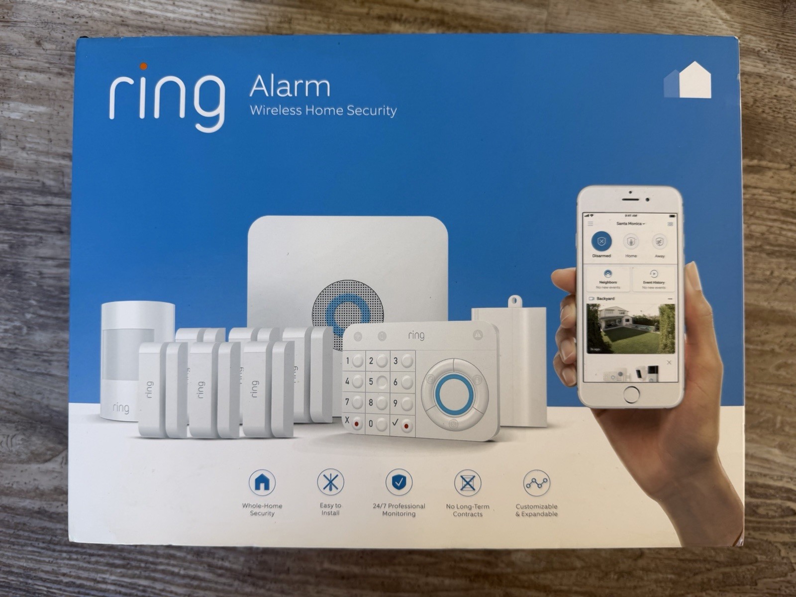 Ring Alarm 10-Piece Wireless Home Security System 1st Gen New Sealed