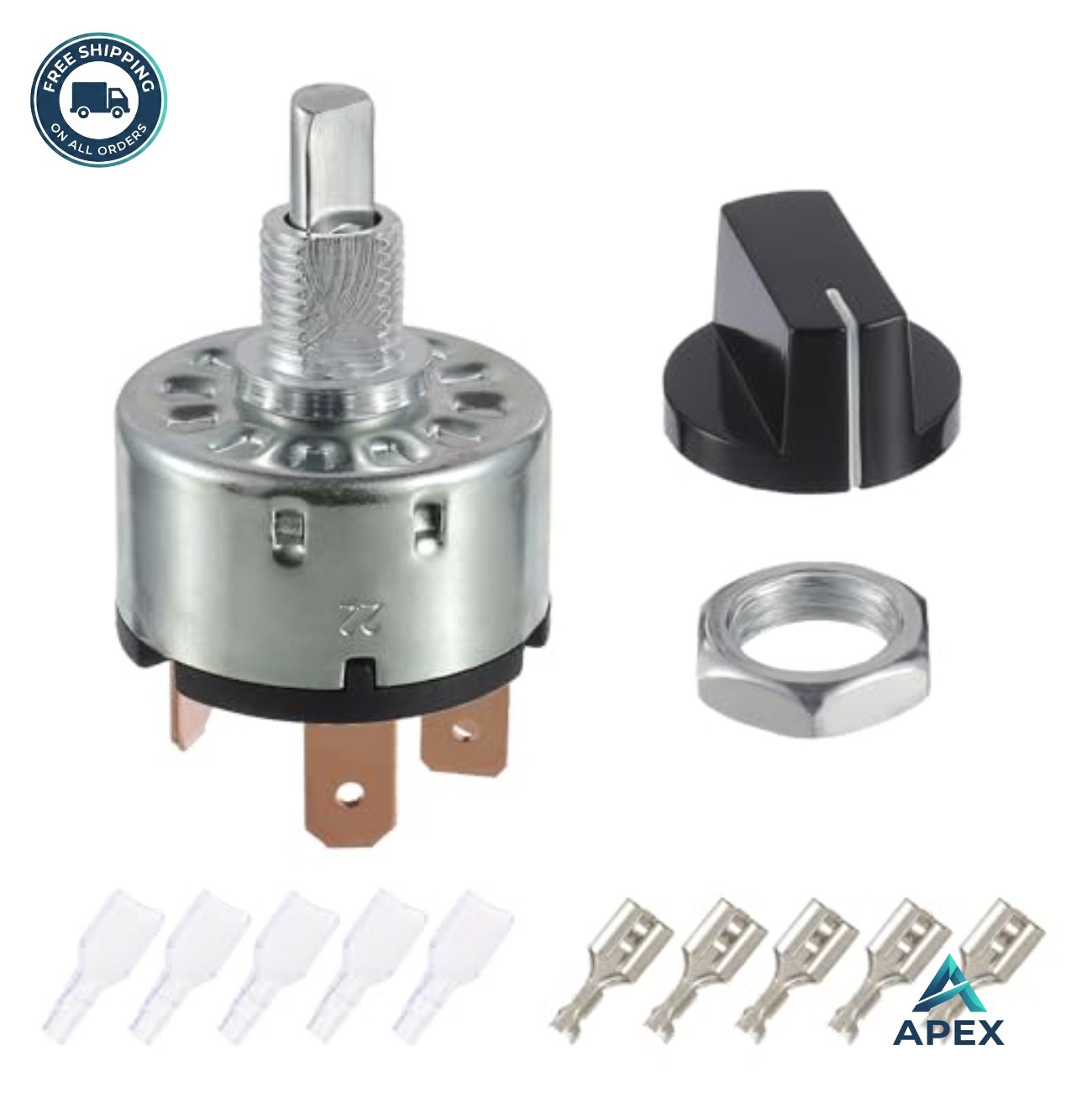 Rotary Switch 4 Position 3 Speed 12A 250V 16A 125V Fan Heater Speed Selector