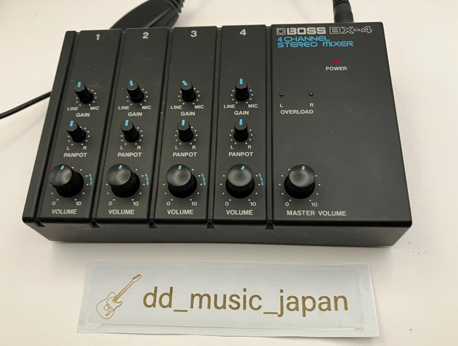 BOSS BX-4 4CHANNEL STEREO MIXER Tested Work From Japan