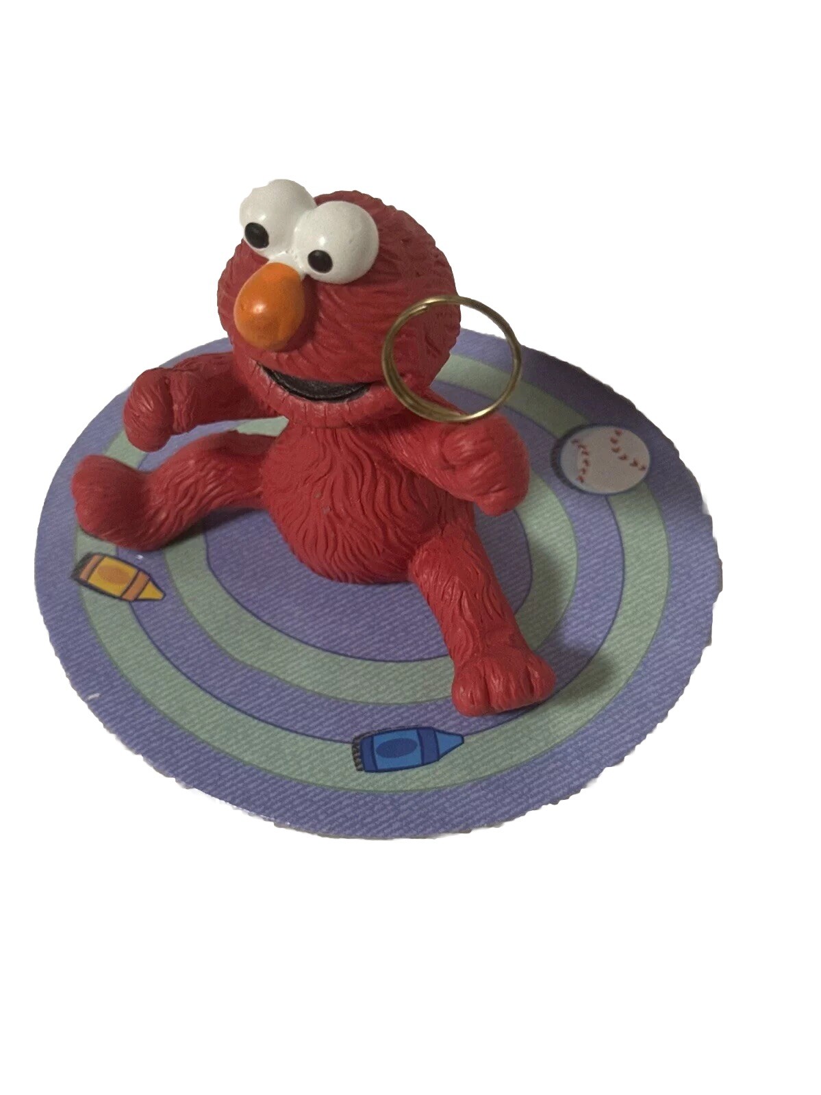 Elmo Sesame Street baseball Figure Cake Toppers hard plastic new no package 2006