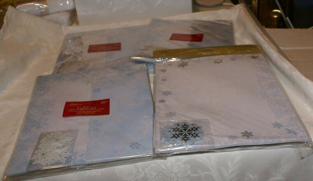 MASTERPIECE 90 PIECE PAPER KITS(1)DIFFERENT PATTERN ORIG.6.99@ LOT OF 4 NIB