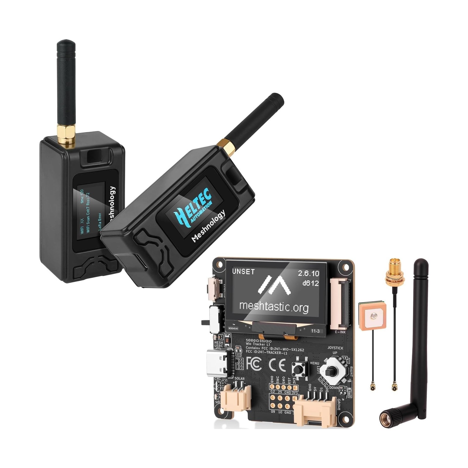 2 Pack ESP 32 Lo Ra V3 Development Board + 1100mAh Battery + Protect Case Set...