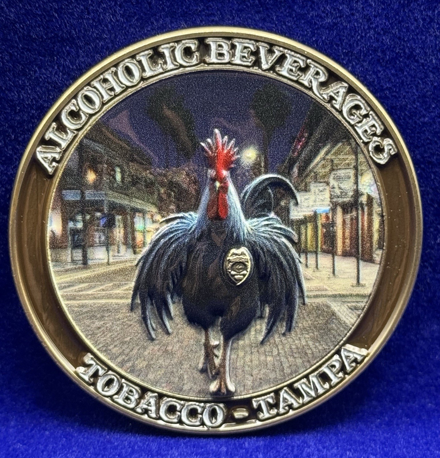 🔥 Ybor City Rooster - FL Dept Alcoholic Beverages & Tobacco Tampa (ABT) Coin