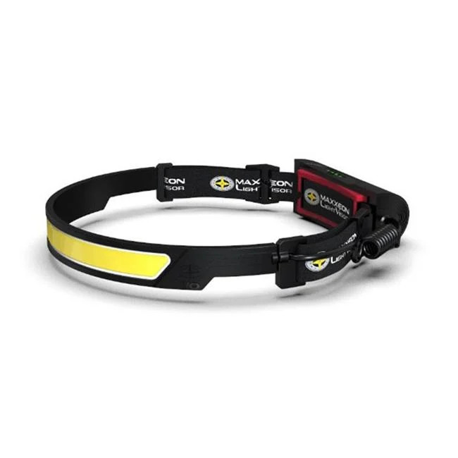 Maxxeon MXN00650 WorkStar Light Visor Safety Rechargeable Headlight