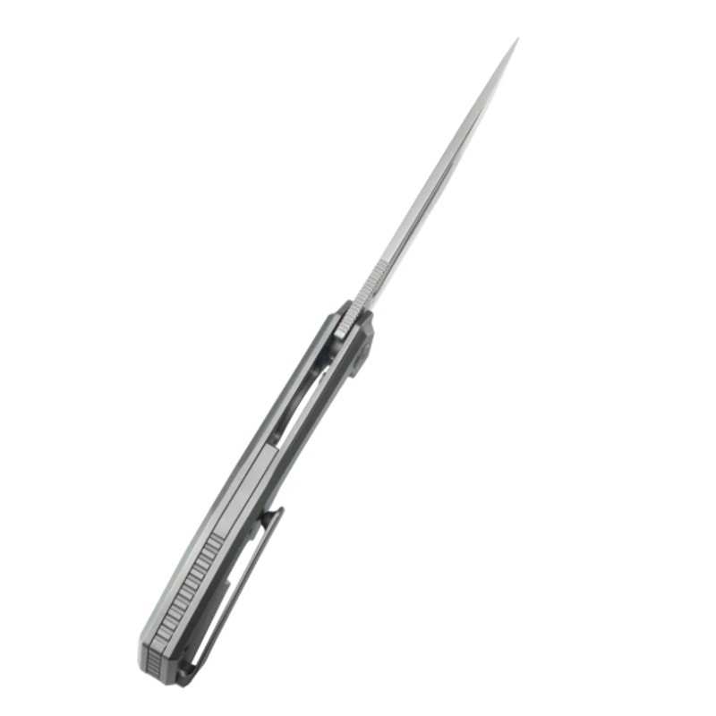 KB ~ Ishtar Frame Lock Folder ~ Gray Ti Handle ~ 3.54'' Sandblast M390 ~ KB170A