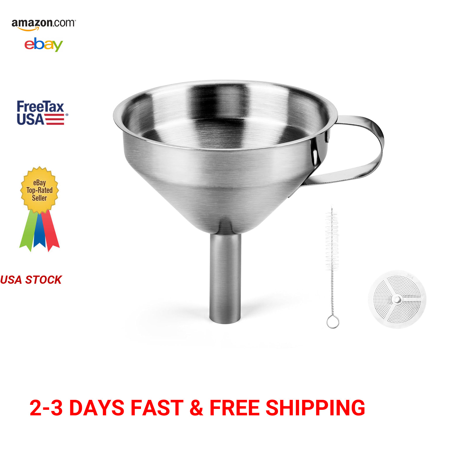 3D Stainless Steel Funnel Resin Filter Cup for MSLA DLP LCD 3D Printer