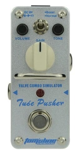Tomsline Model ATP-3 Tube Pusher, Valve Combo Simulator Pedal with True Bypass