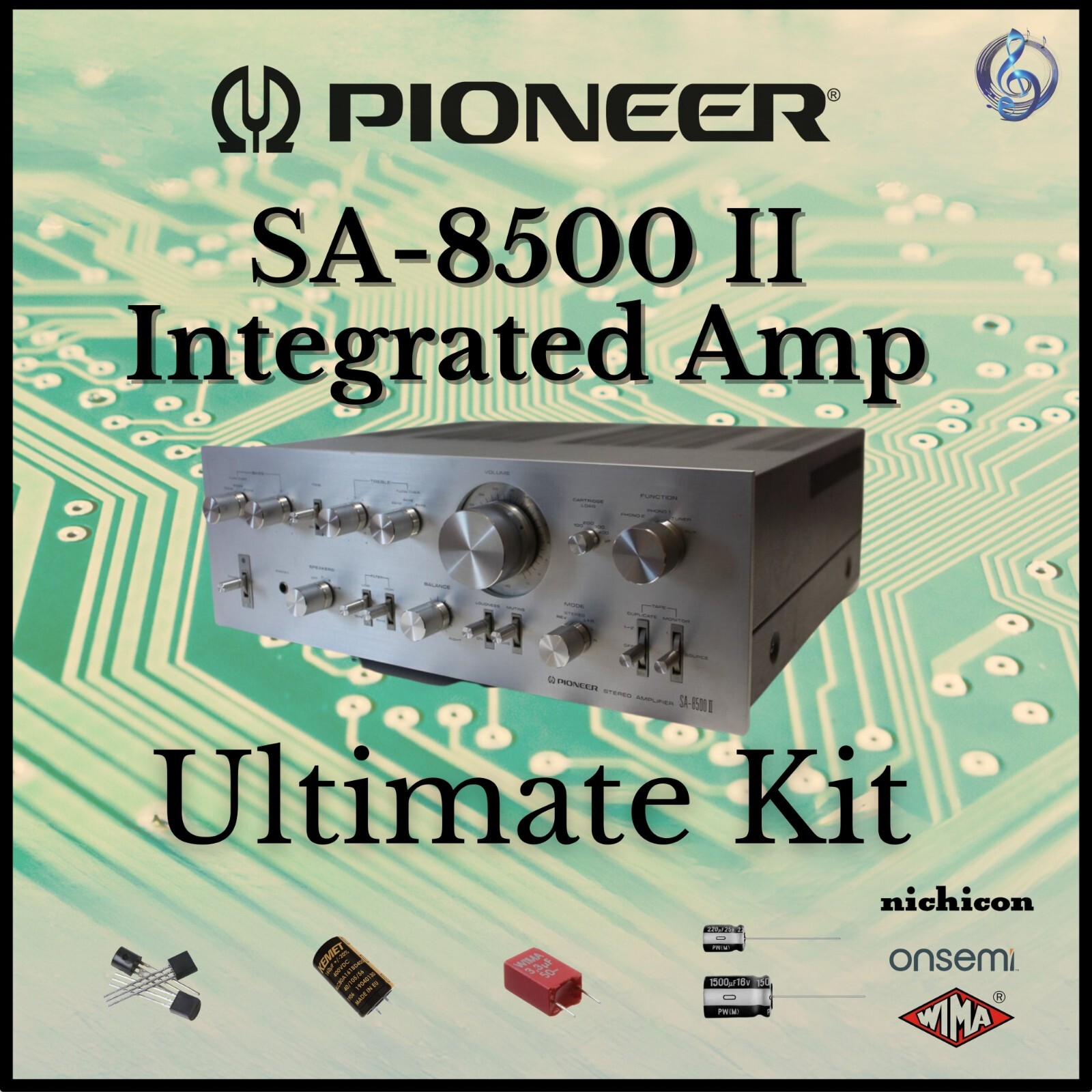 Pioneer SA-8500 II Ultimate Upgrade Kit Genuine Parts Restoration