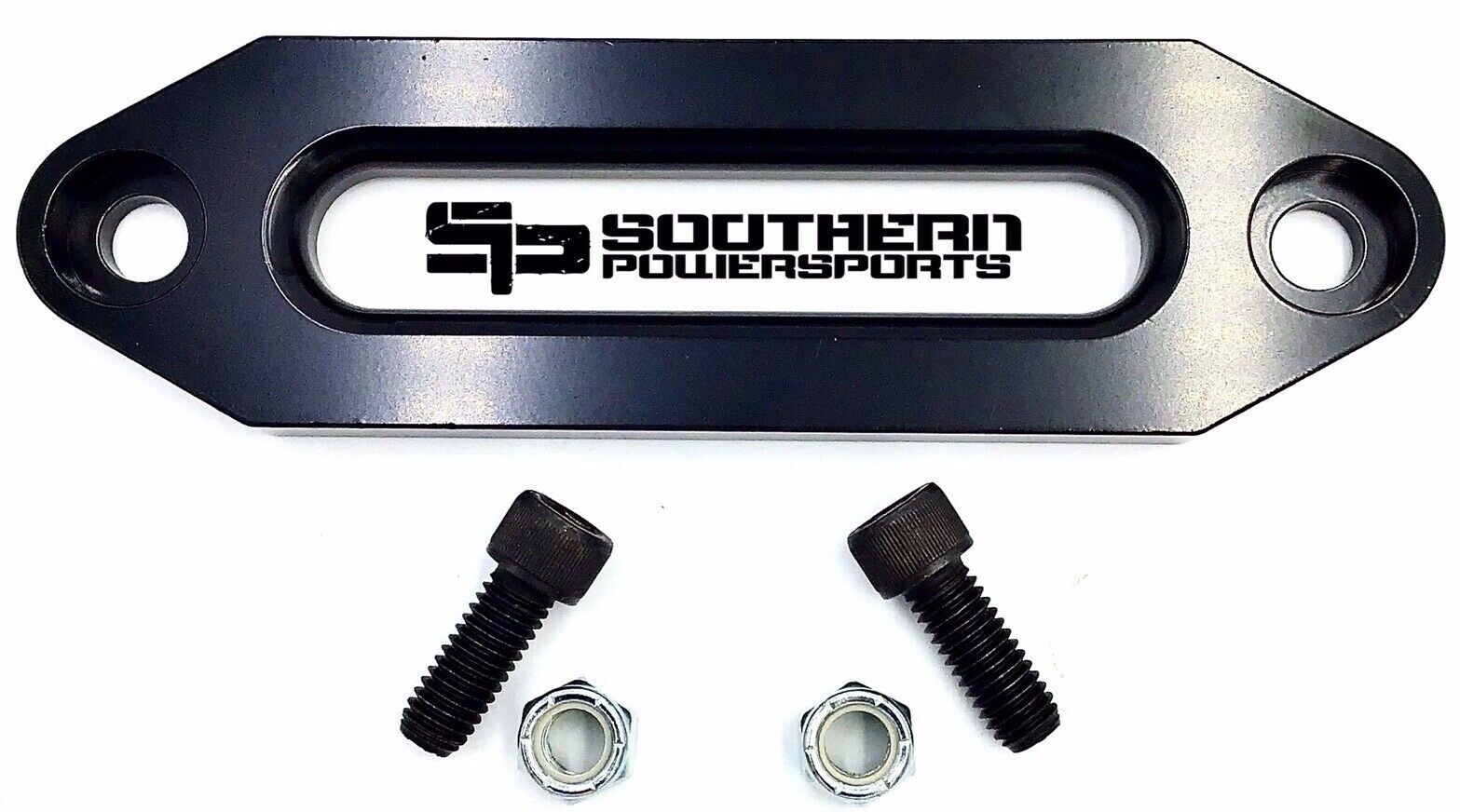 ATV UTV 6061 Aluminum Black 6'' Hawse Fairlead Synthetic Winch Rope 3500-6000LB