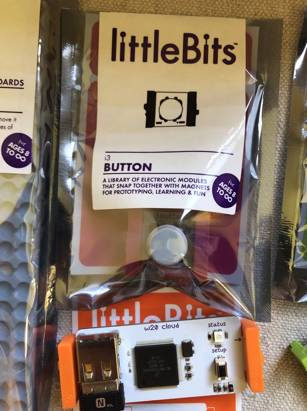 LittleBits CloudBit Starter Kit STEM Learning Electronics Circuitry Smart Device