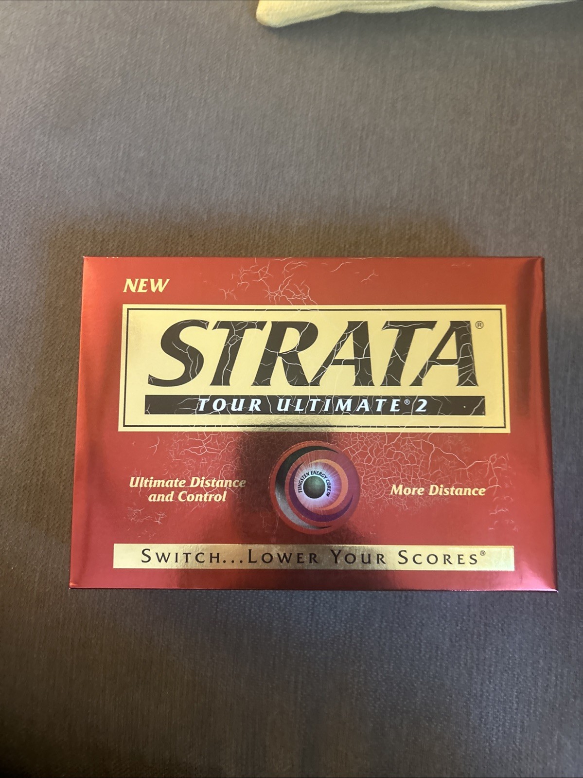 Strata Tour Ultimate 2 Golf Balls – 1 Dozen – New – 2000’s Rare Tungsten Core.