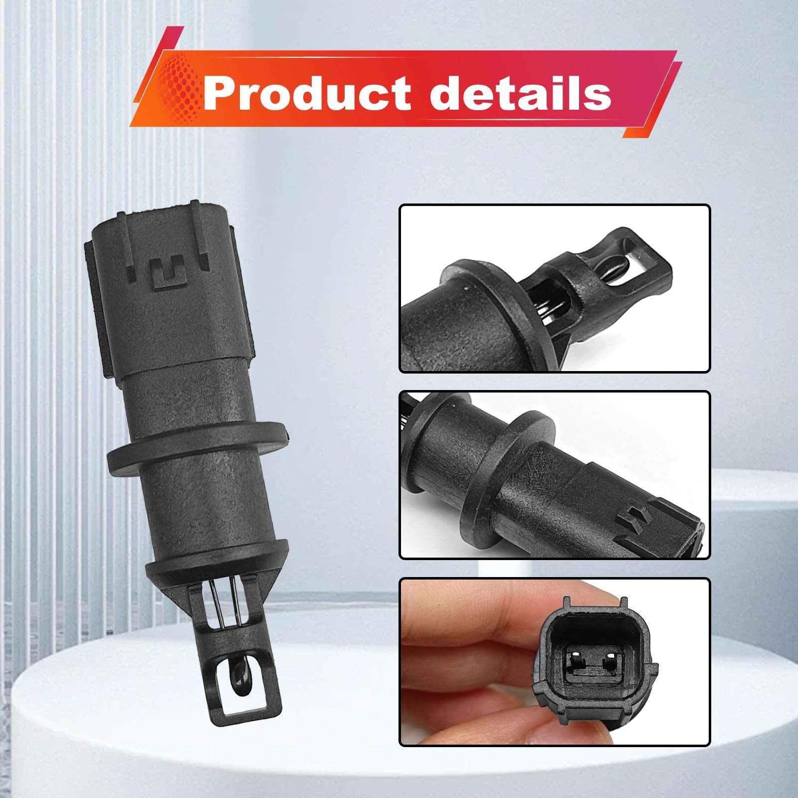 Air Intake Charge Temperature Sensor Compatible with Chrysler, Dodge, Jeep IA...