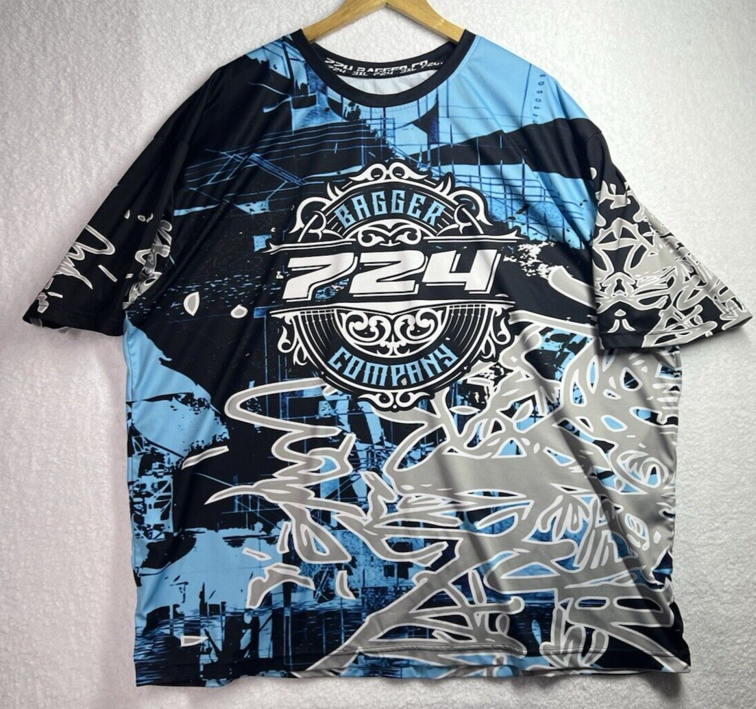 CSN Apparel Cornhole 2022 Competiton "724 Bagger Co." Shirt Loose Fitting 3XL