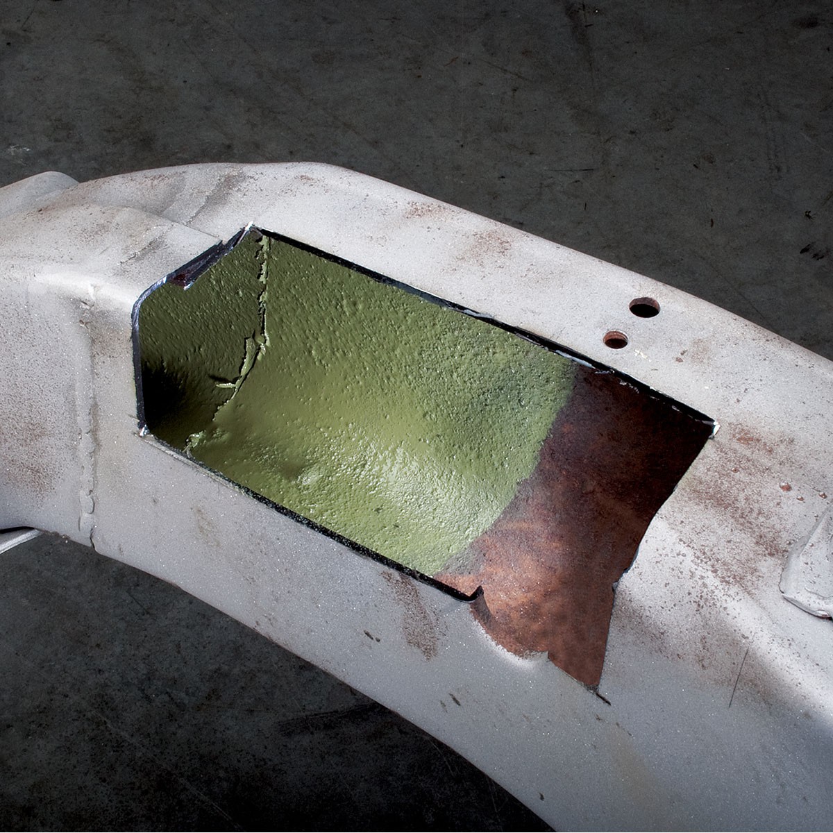 Eastwood Internal Chassis Frame Green Coating Aerosol 14oz Spray Nozzle For Rust