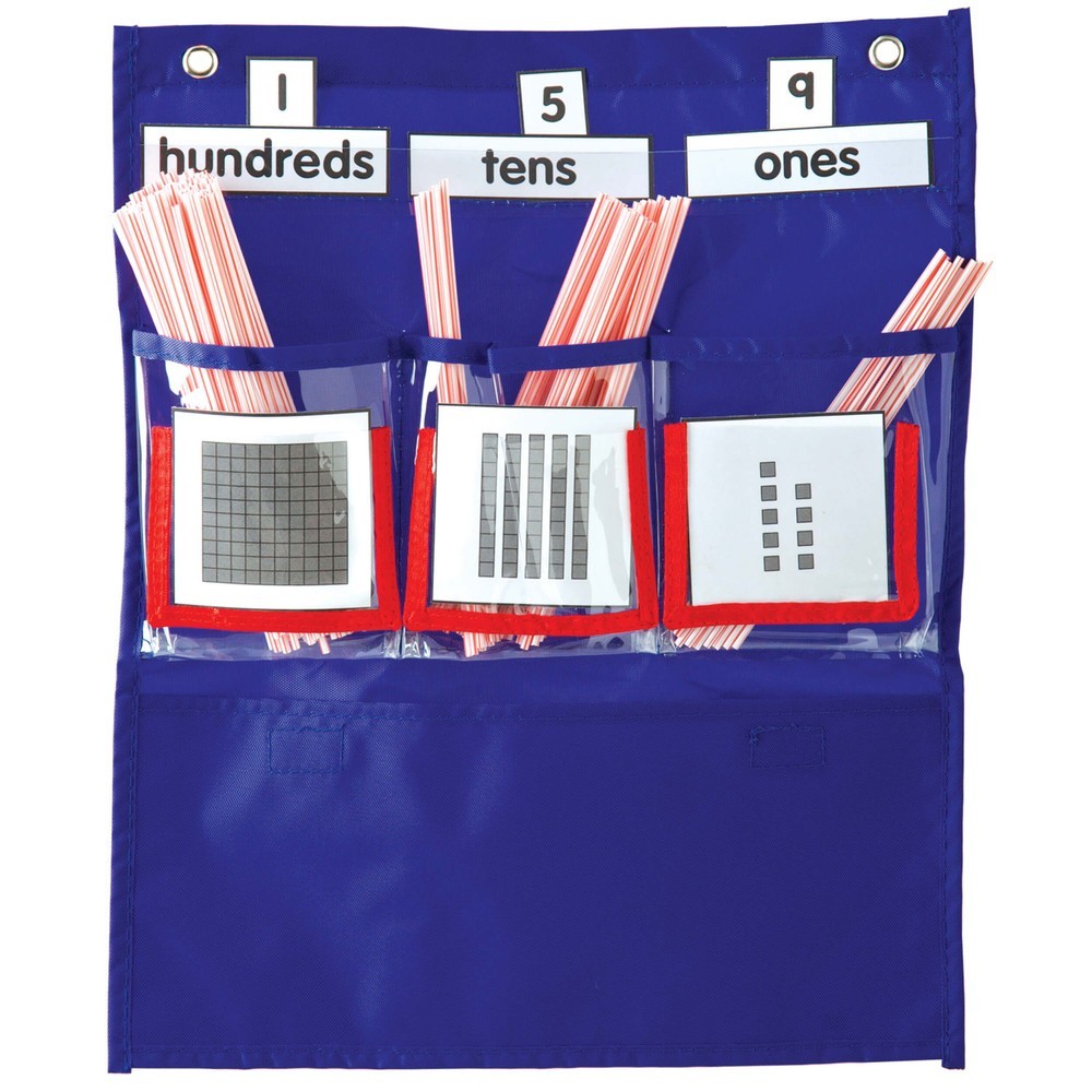 Deluxe Counting Caddy Pocket Chart Grade PK-2 Teacher Tools NEW/ Sealed