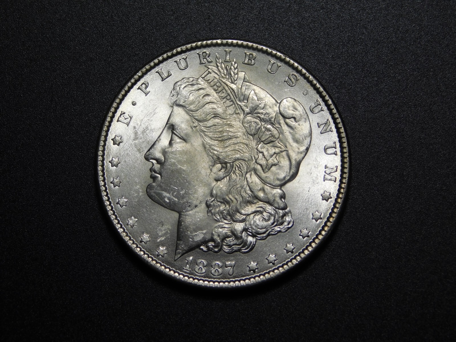 OLD WEST US COINS 1887   MORGAN SILVER DOLLAR
