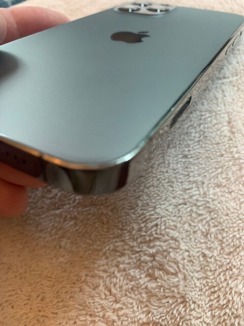 Apple iPhone 12 pro grey back rear housing glass chasis ( B )