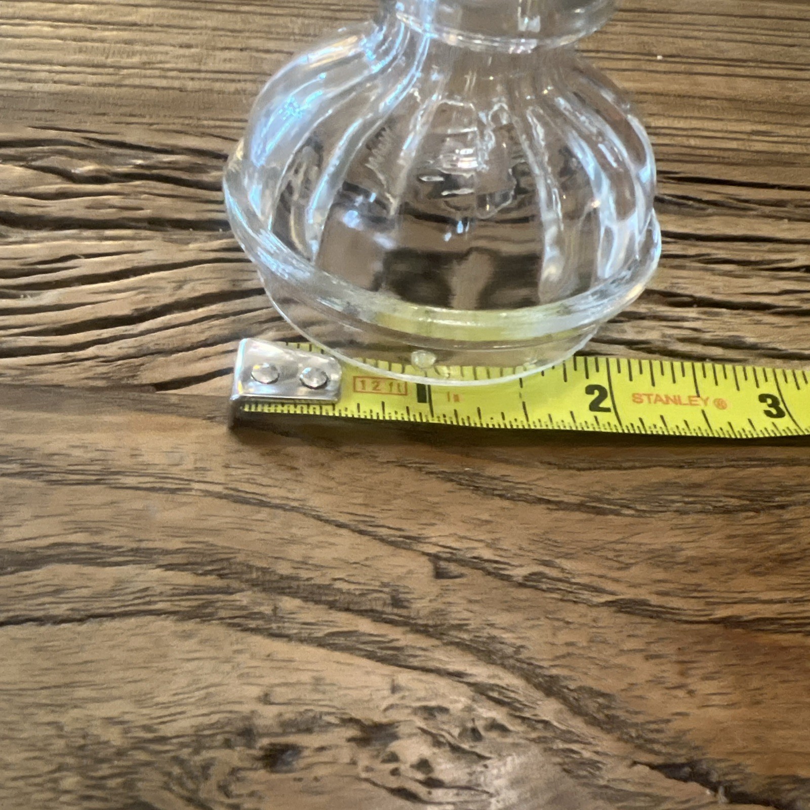 Vintage Clear Glass Percolator LID KNOB Coffee Pot Top Topper w/ Knobs