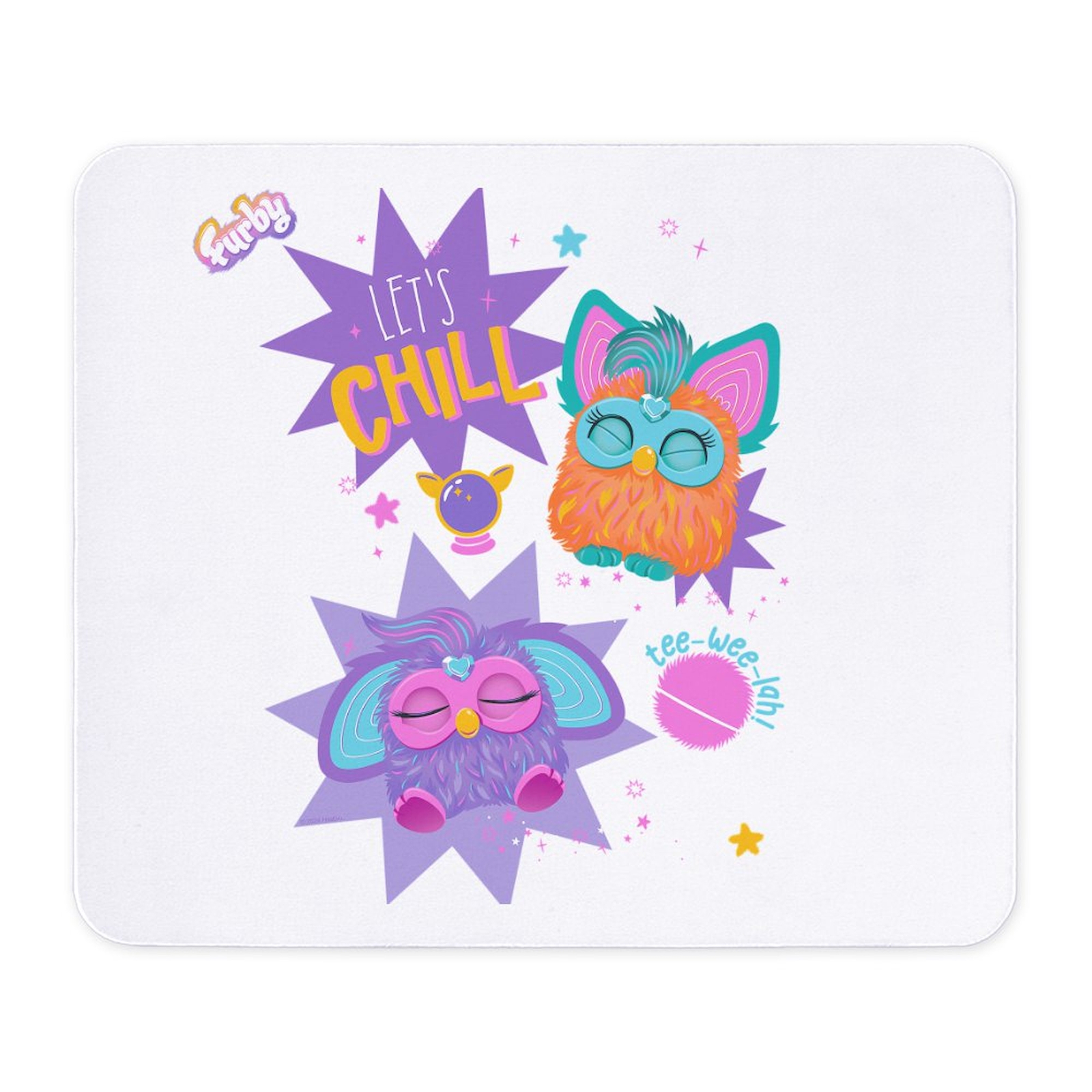 CafePress Furby Let's Chill Mousepad  (1220114155)