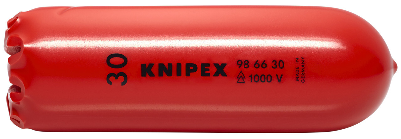 Knipex 98 66 30, 4 1/4" Self-Clamping Plastic Slip-On Cap-1000V Insulated