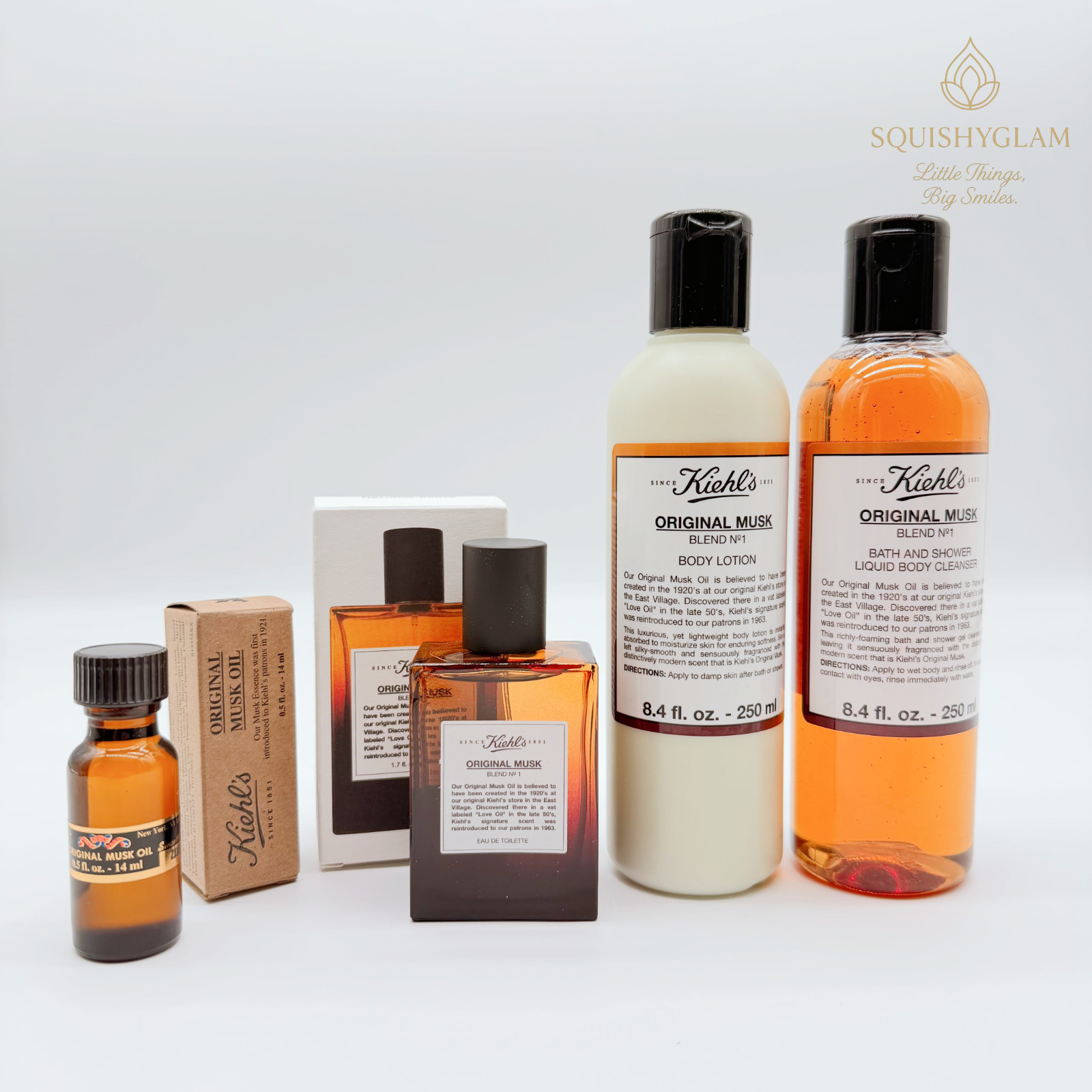 Kiehl’s Original Musk Fragrance Oil EDT Lotion Cleanser Choose Option