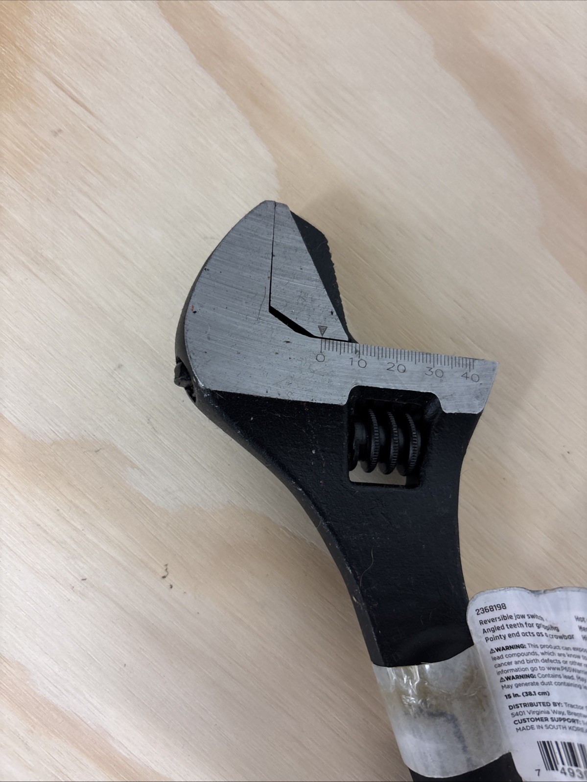 Jobsmart 15” Adjustable Spud Wrench Brand New Tractor Supply’s Store Brand