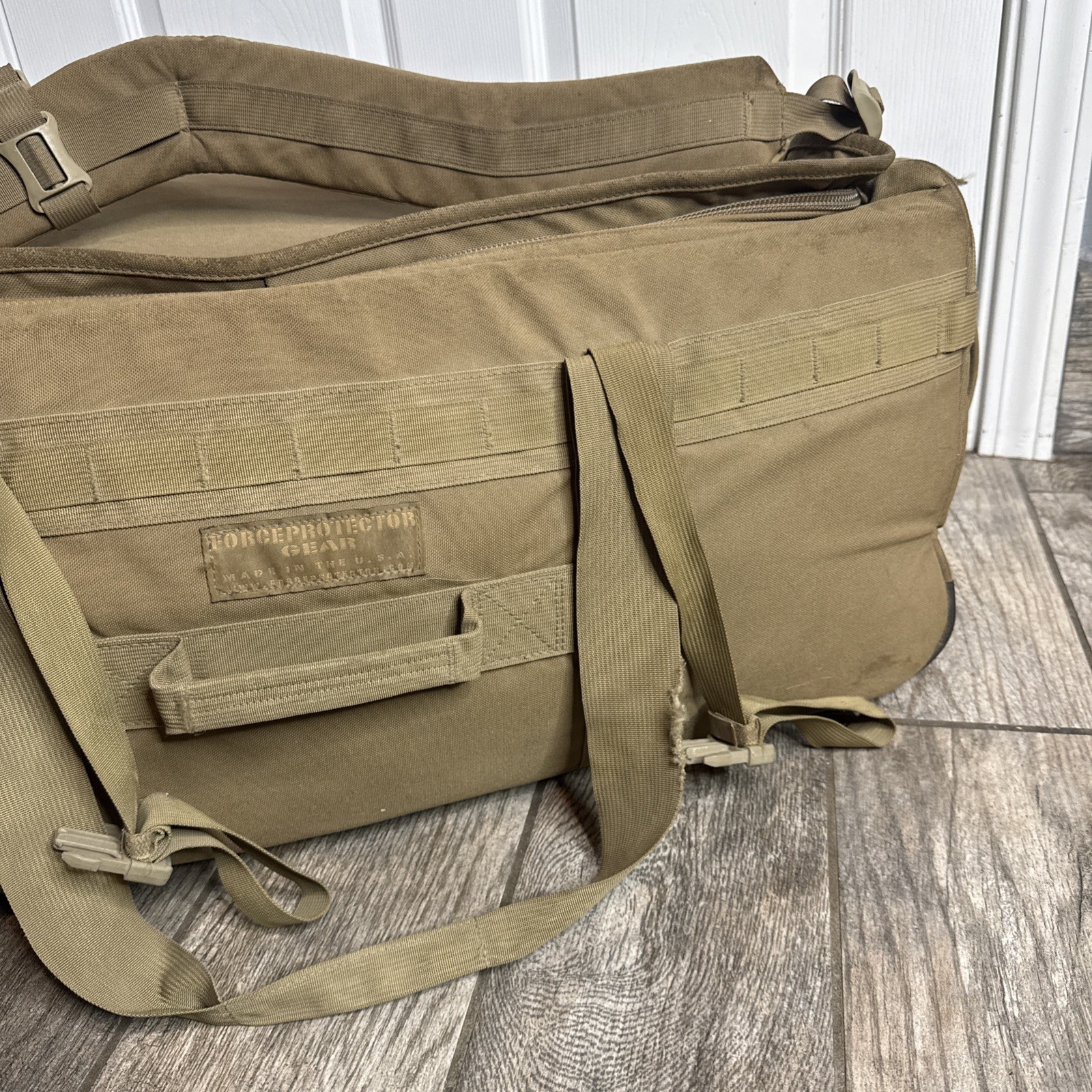 USMC Force Protector Gear USGI Deployment Bag on Wheels 1