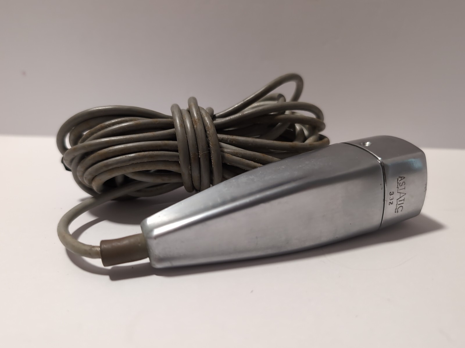 VINTAGE Square ASTATIC 332 HANDHELD MICROPHONE - Untested