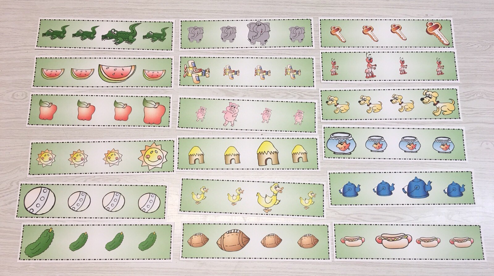 Circle the largest? 21 Activity Strip Cards - Laminated Cards